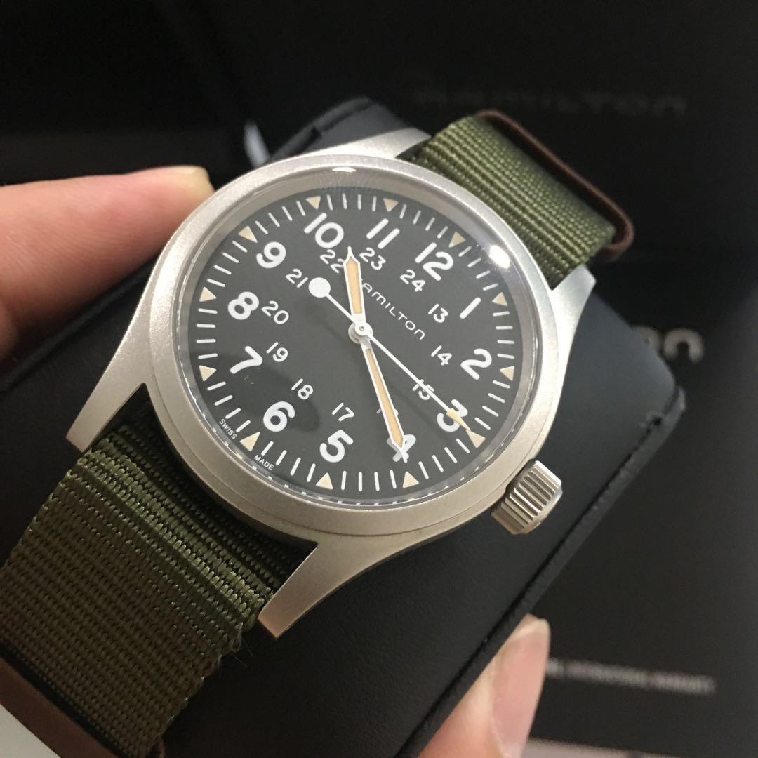 Hamilton Khaki Field Mechanical 38mm Full Set Men S Fashion Watches On Carousell