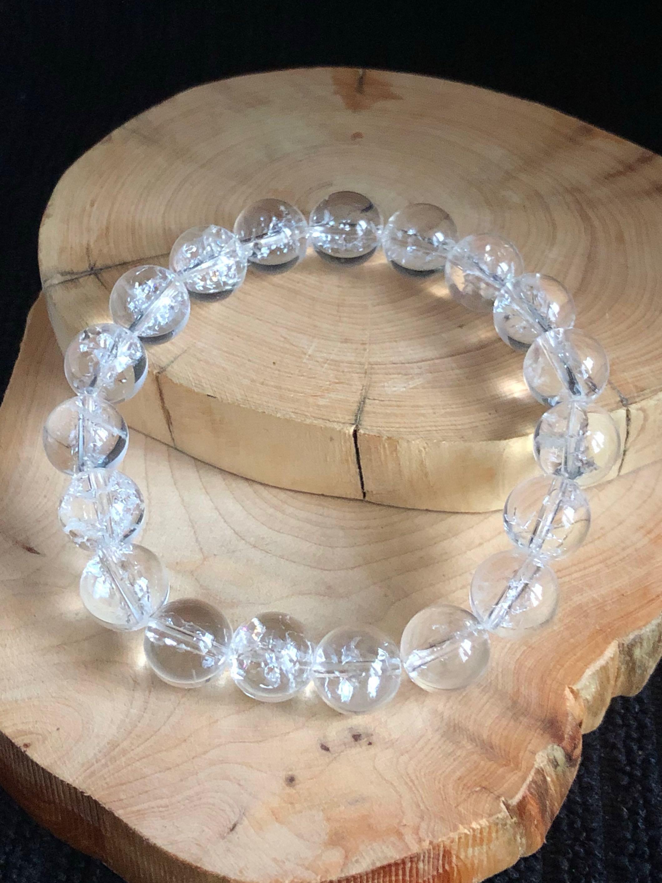 Himalayan Clear Quartz Bracelet Women S Fashion Jewellery Bracelets On Carousell