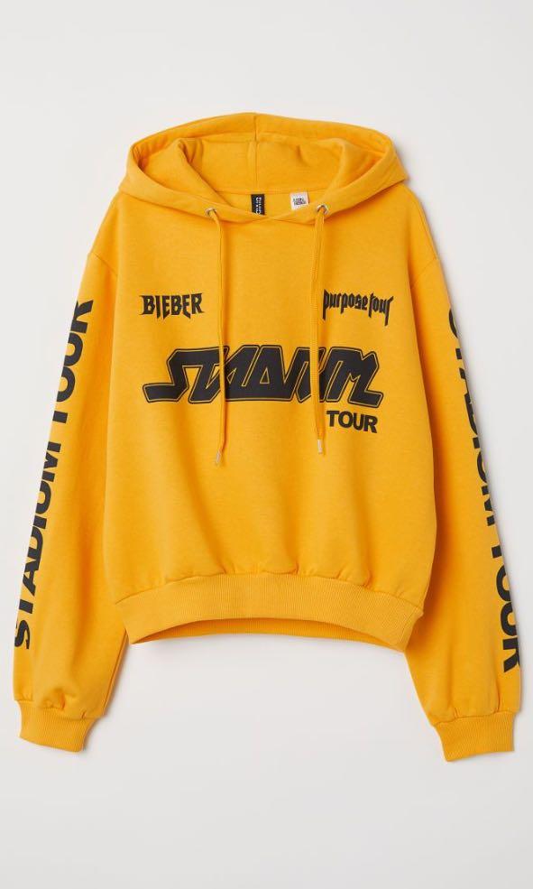 justin bieber cropped hoodie