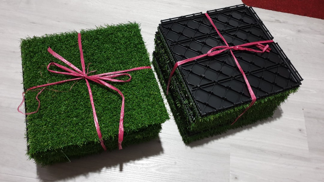 IKEA Artificial Grass (2 sets), Furniture & Home Living, Home Decor