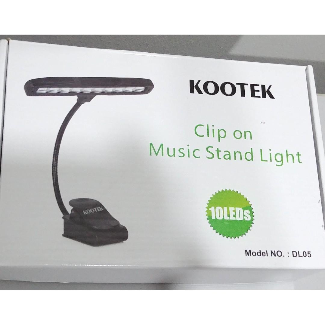 kootek clip on music stand light
