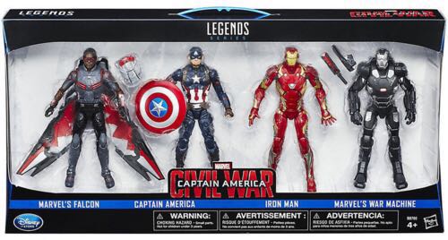 Marvel legends 4 discount pack