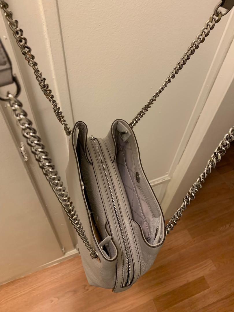Md chain messenger top leather