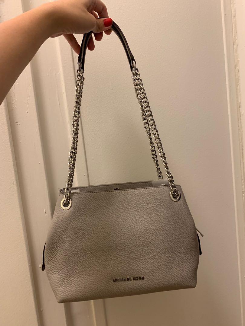 Md chain messenger top leather