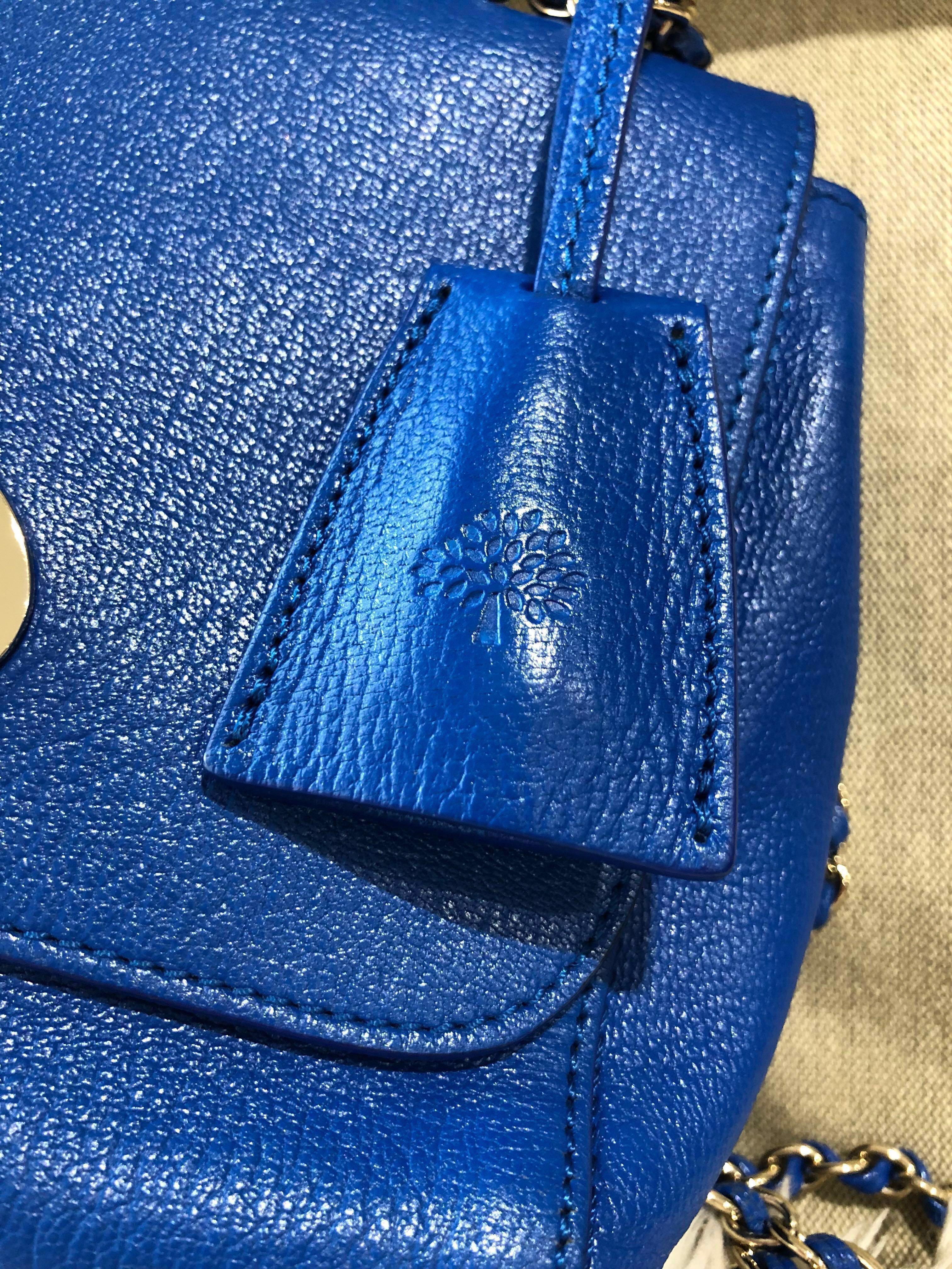 Cobalt blue mulberry bag deals