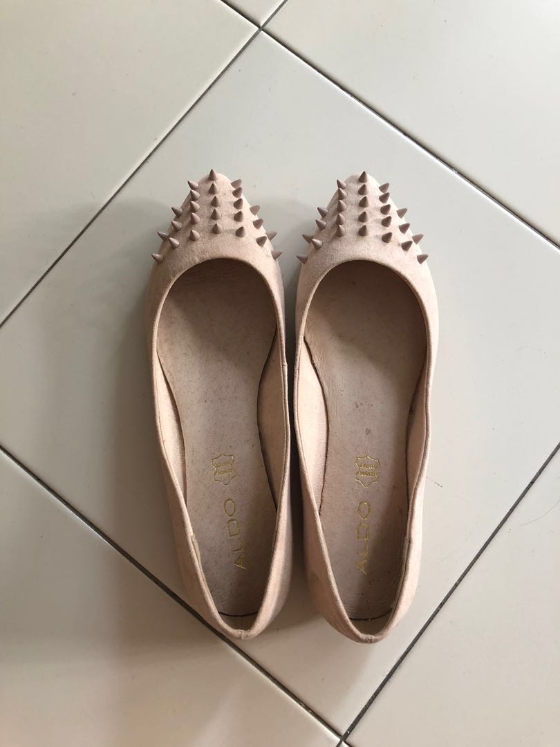 Aldo store studded flats