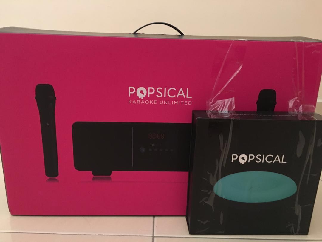 Popsical karaoke set, Hobbies & Toys, Music & Media, Music Accessories