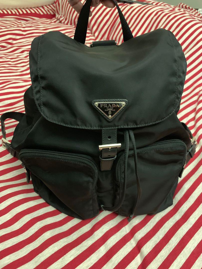 prada tessuto nylon backpack