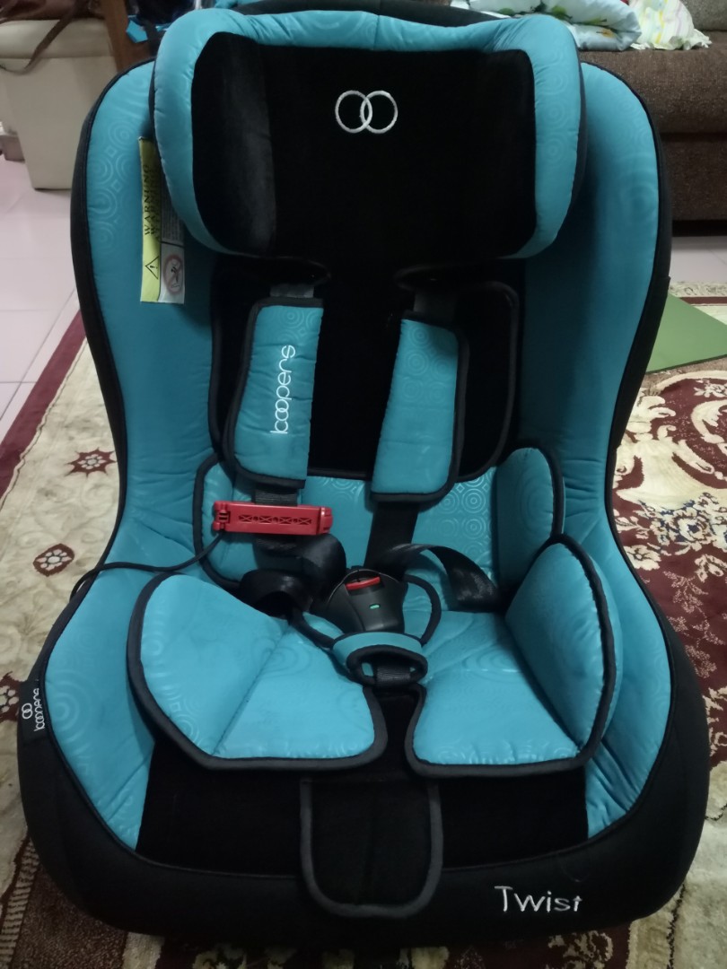 Pre loved Koopers Twist Convertible Car Seat
