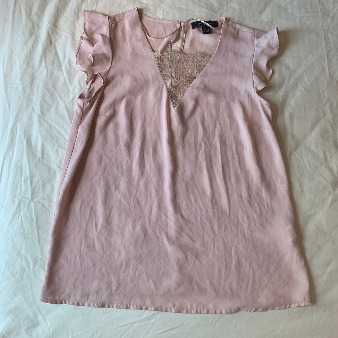 primark black chiffon blouse
