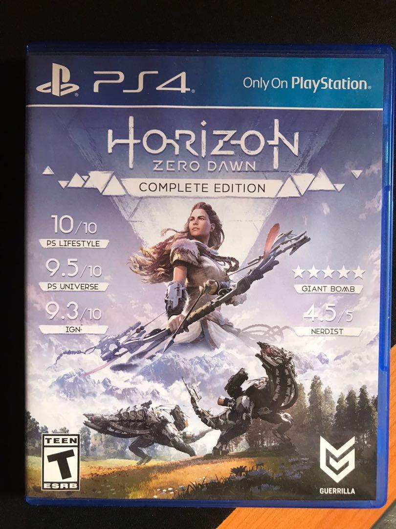 Ps4 Game Horizon Zero Dawn Complete Edition Toys Games Video Gaming Video Games On Carousell