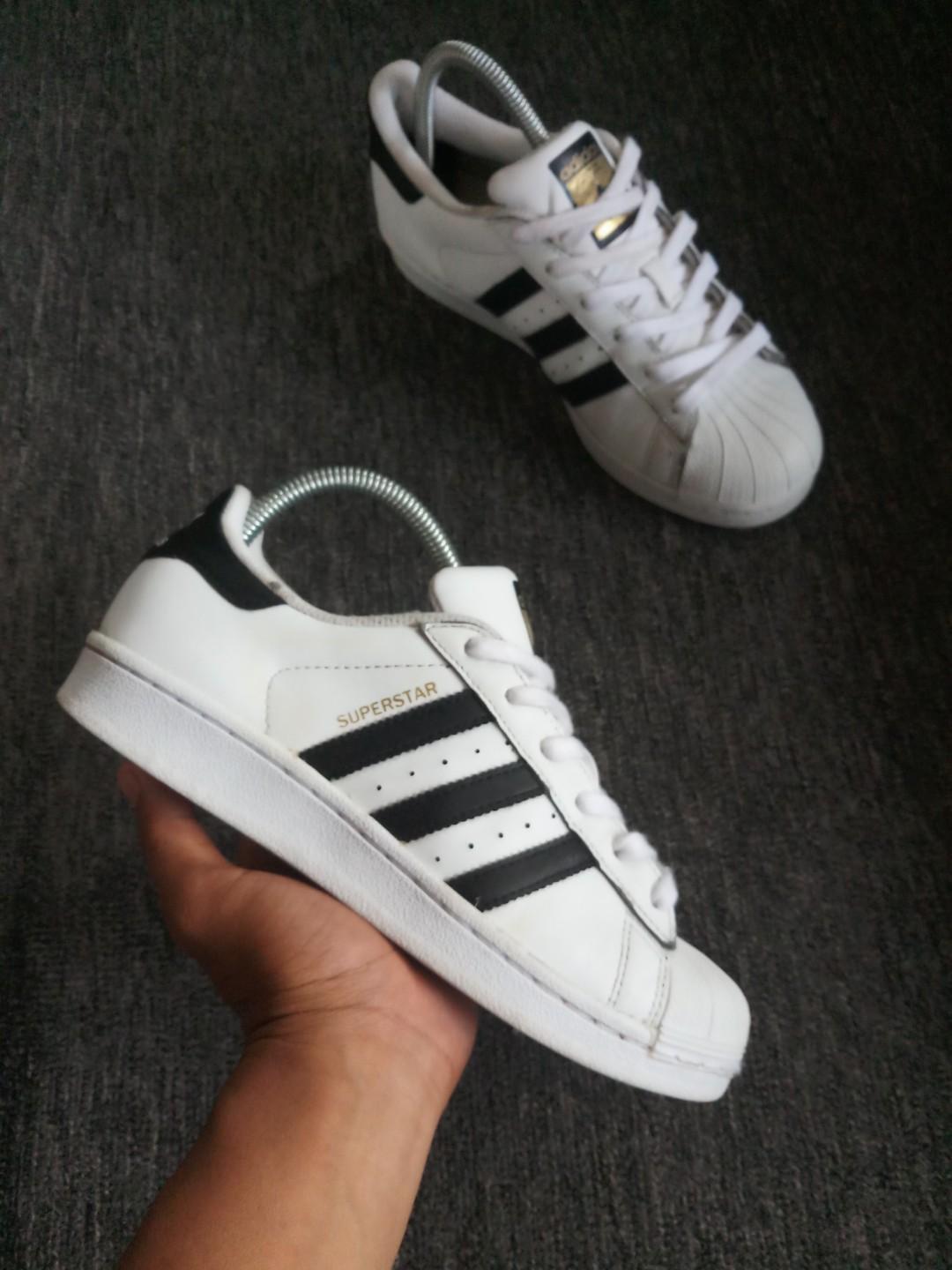Sale Adidas Superstar size 6.5womens(size 5 for mens), Women's Fashion,  Shoes on Carousell