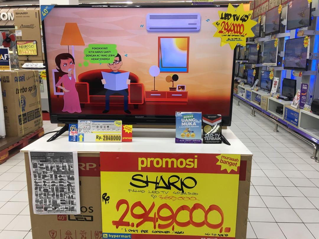 Sharp Led Tv 40 Promo Kredit Murah Free 1x Angsuran Elektronik Lainnya Di Carousell 6:36 akhsanul zain 360 prosmotrov. sharp led tv 40 promo kredit murah free 1x angsuran