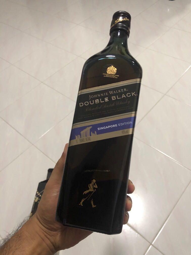 Singapore limited edition Double Black 1L Johnnie Walker ...