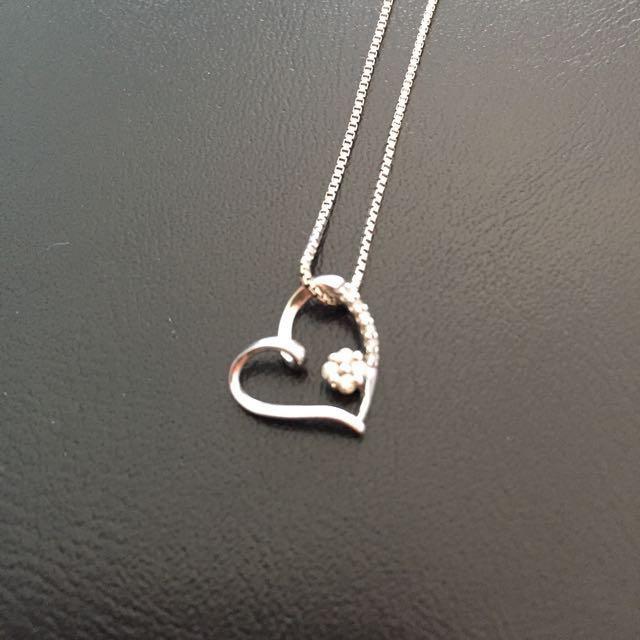 Sk Heart Shape Pendant Only Luxury Accessories On Carousell Its a video about s alphabet letter gold locket design. carousell