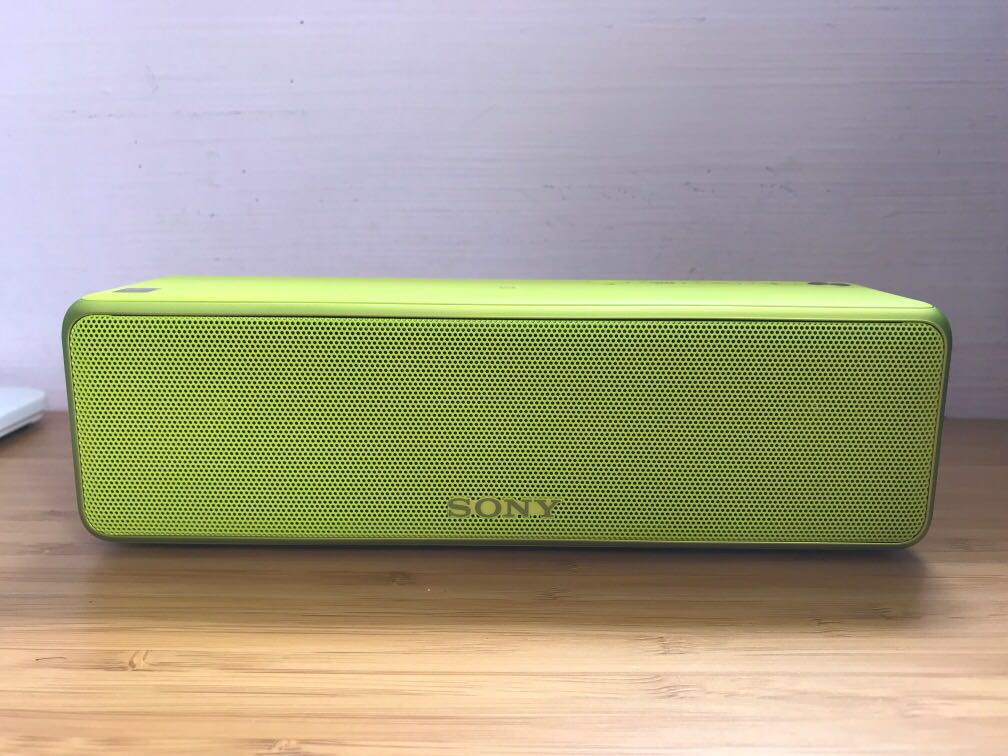 Sony bluetooth speaker yellow top