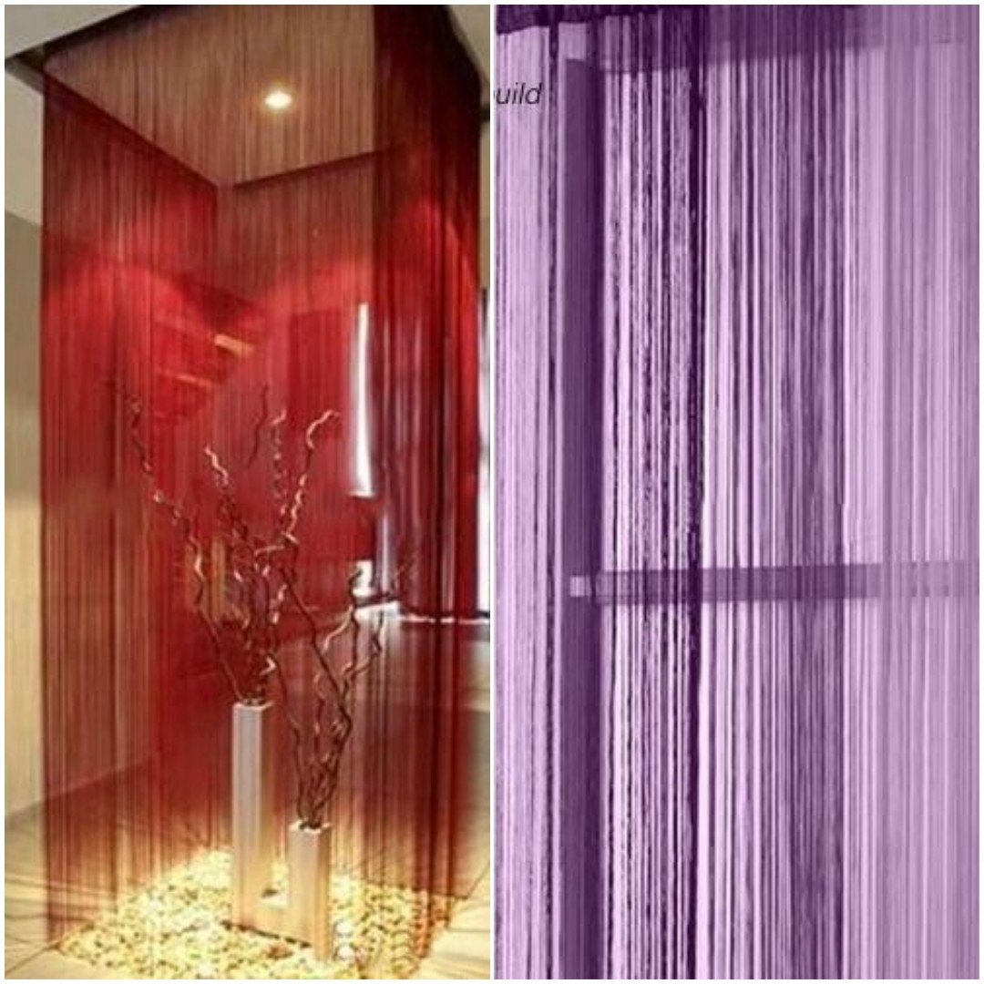 String Curtain Maroon And Purple Colour Wall Decor Furniture Home Share This Listing