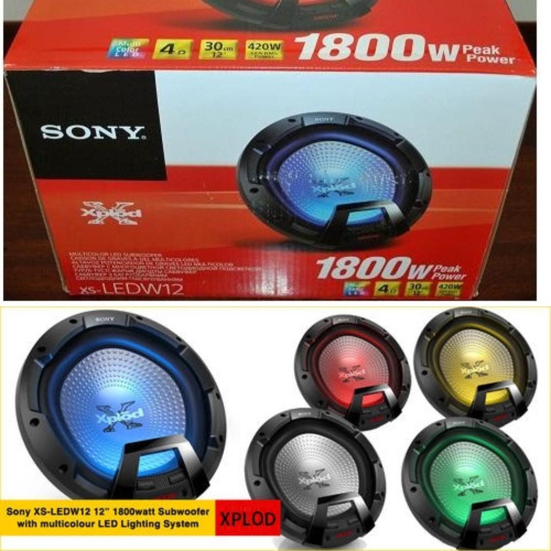 1800 watt sony xplod sub