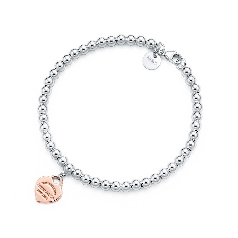 Tiffany Co Bracelet Rose gold tag Luxury Accessories on