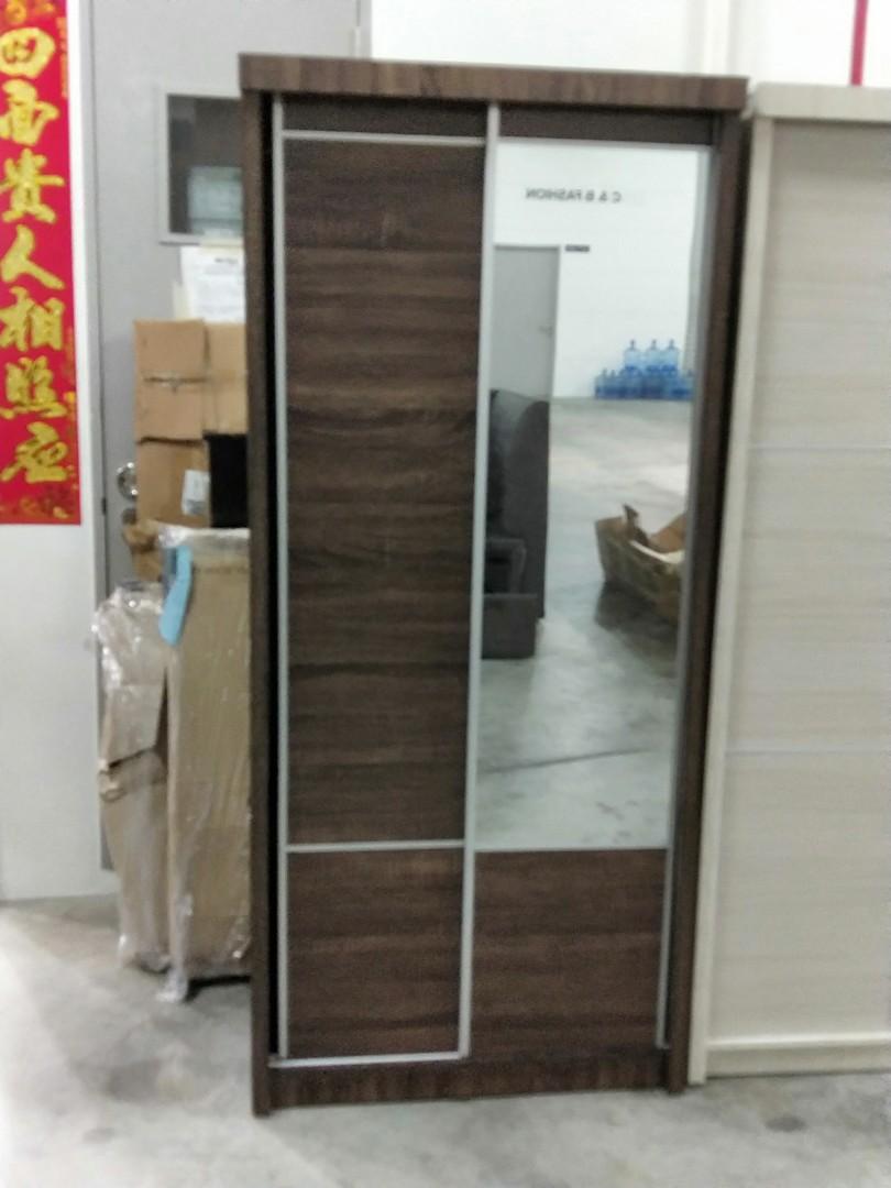 Trs 2 5ft Wardrobe With Sliding Doors In Walnut Furniture