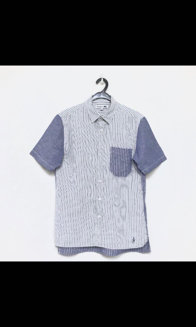 uniqlo jw anderson striped shirt