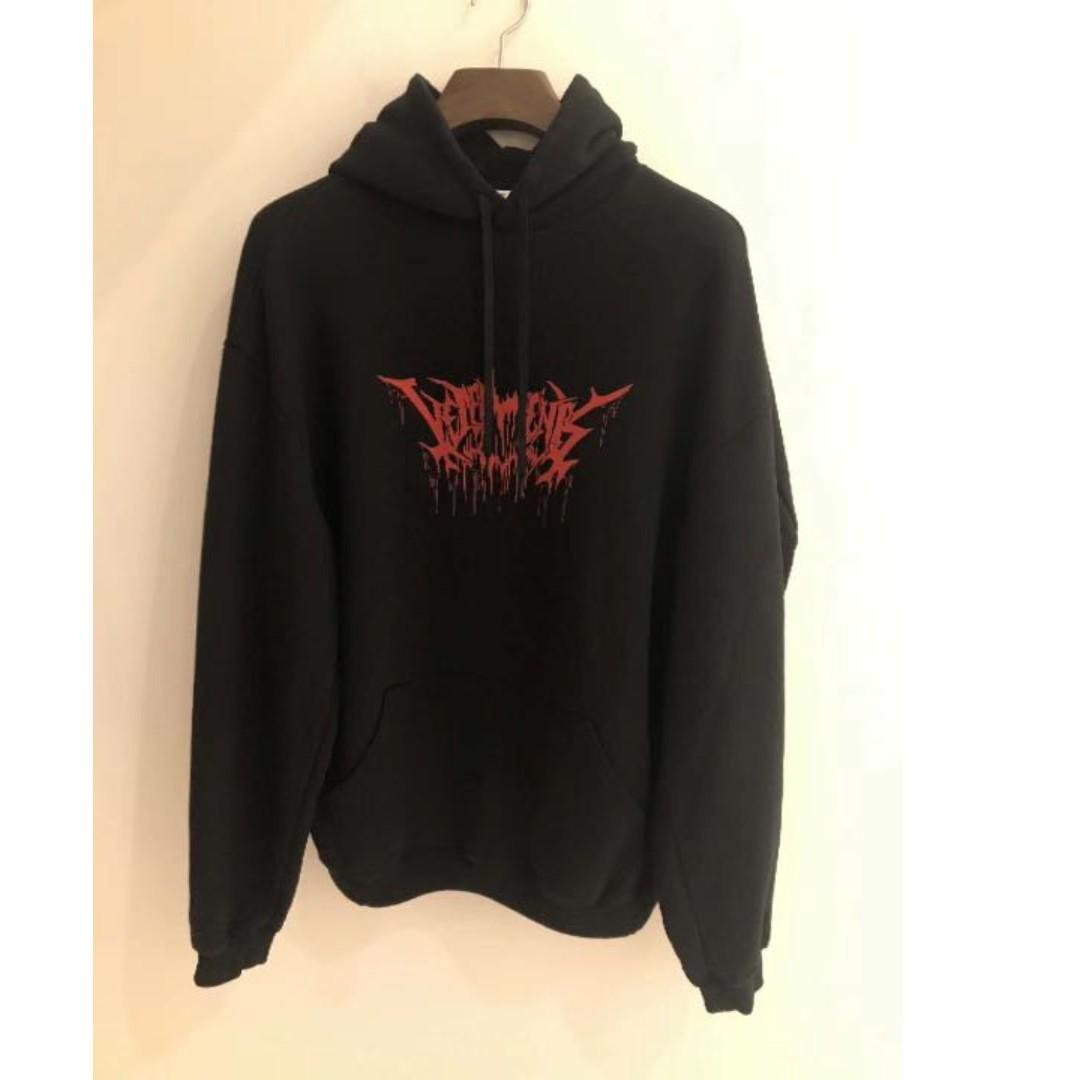 vetements metal hoodie