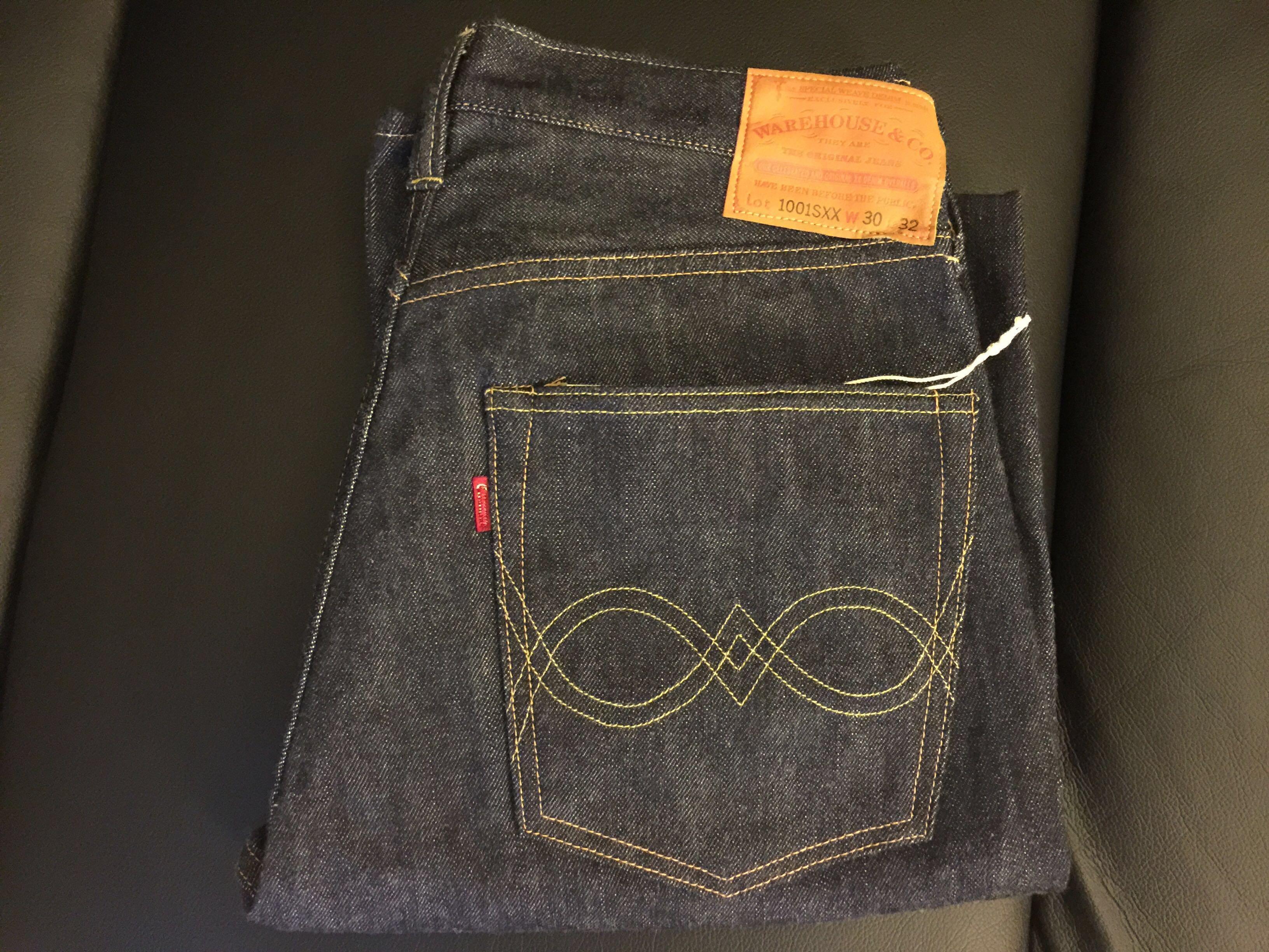 Warehouse 1001SXX Denim Jeans, 男裝, 褲＆半截裙, 牛仔褲- Carousell