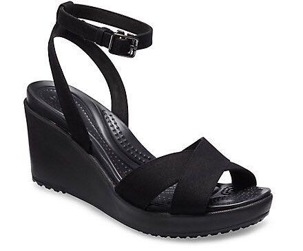 crocs heels wedges