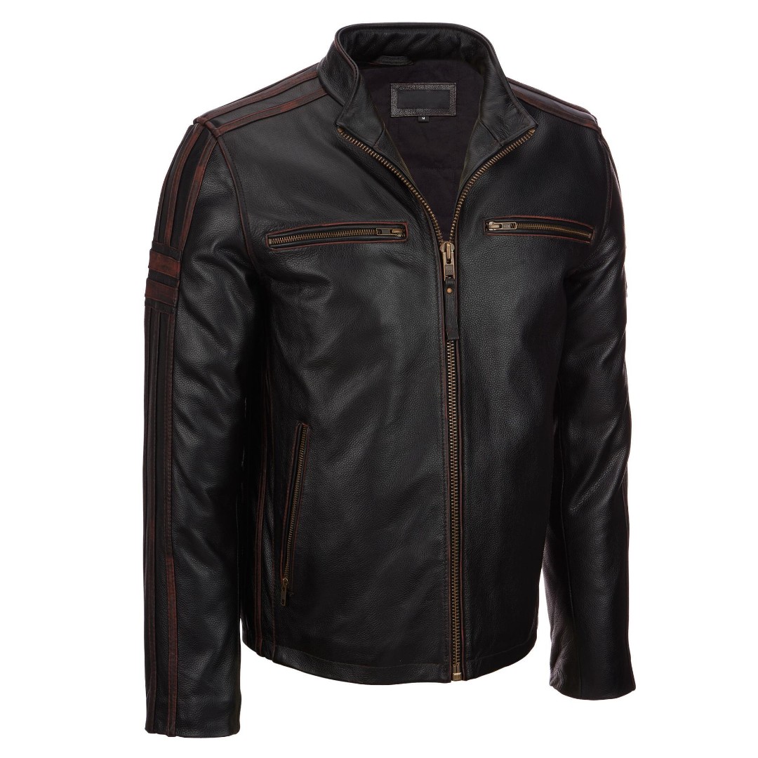 Black rivet wilsons leather shop