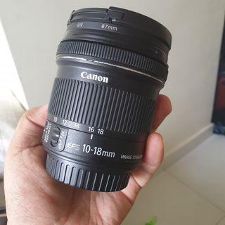 CANON 10-18MM LENS