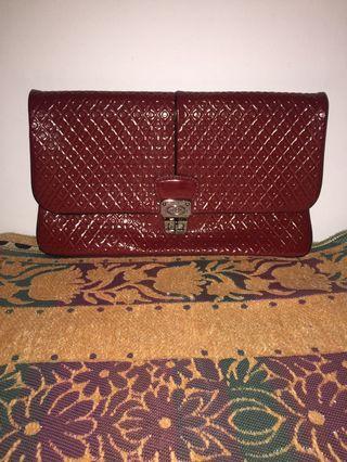 Tod’s Clutch Red