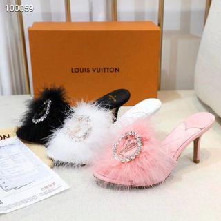 Louis Vuitton Lv Marilyn Mules in White
