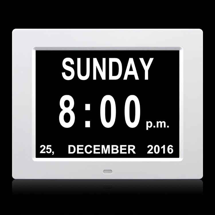 8 quot Digital Calendar Day Clock Orientation Clock Furniture Home