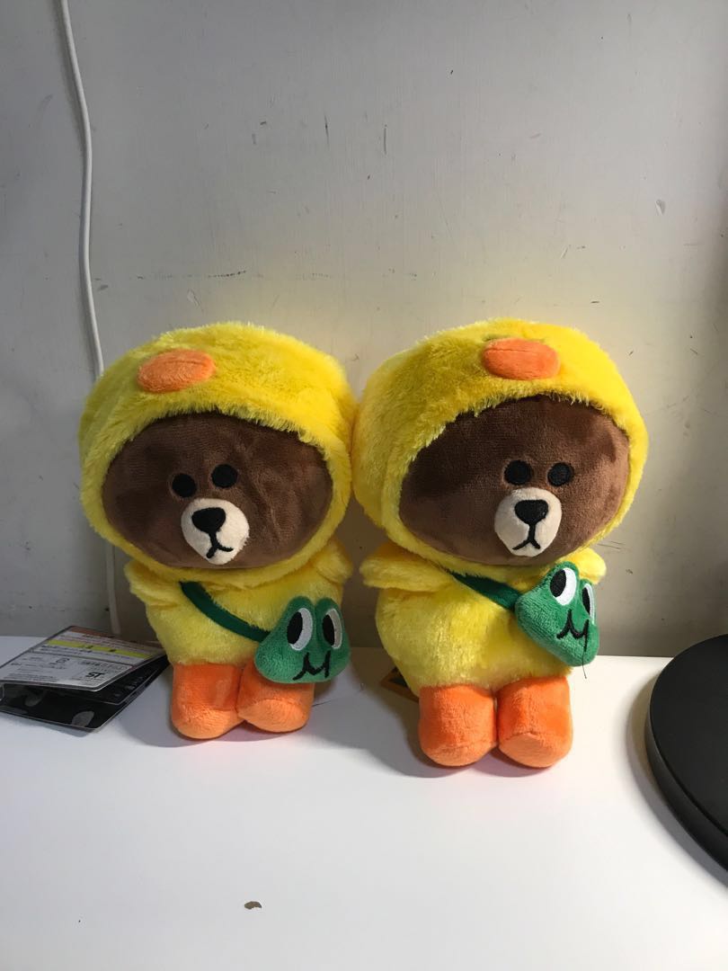可愛 line friends brown sally 公仔 夾公仔, 興趣及遊戲, 玩具 & 遊戲類 - Carousell