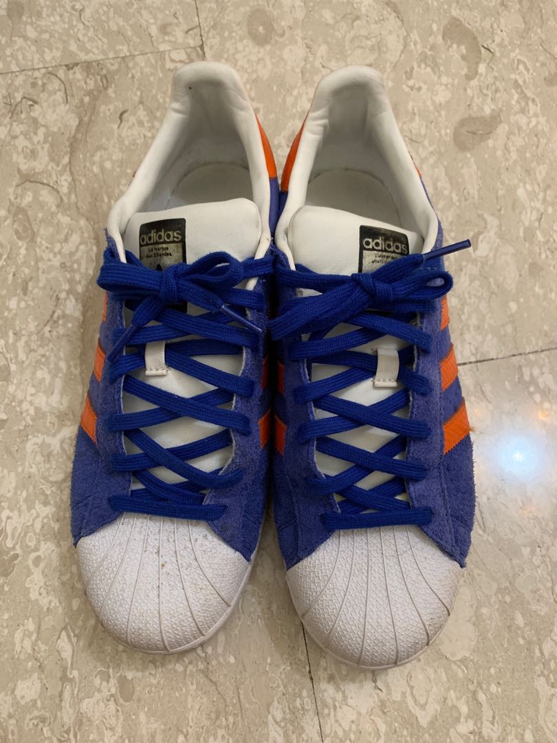 Adidas Superstar - blue and orange, Men 