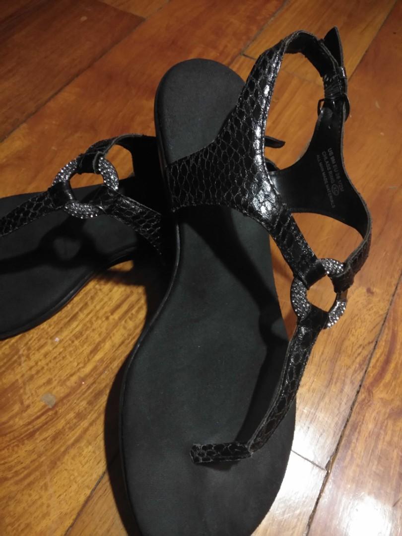 Aeosoles Ring thong sandals (Category: Flats & Sandals) located in Apalit. Submitted by thrift_plus (Listing ID 226533380, Image 3). Description: Aerosles sandals -Diamond flex soles -Memory foam insoles -Pin buckle fastening -Elegant ring, crystal studed embellishment Used but not abused. In good condition. Bought for 3,000 at Aerosole outlet in Robinsons Manila. Tags: comfort, foot ware, flats, sandals.