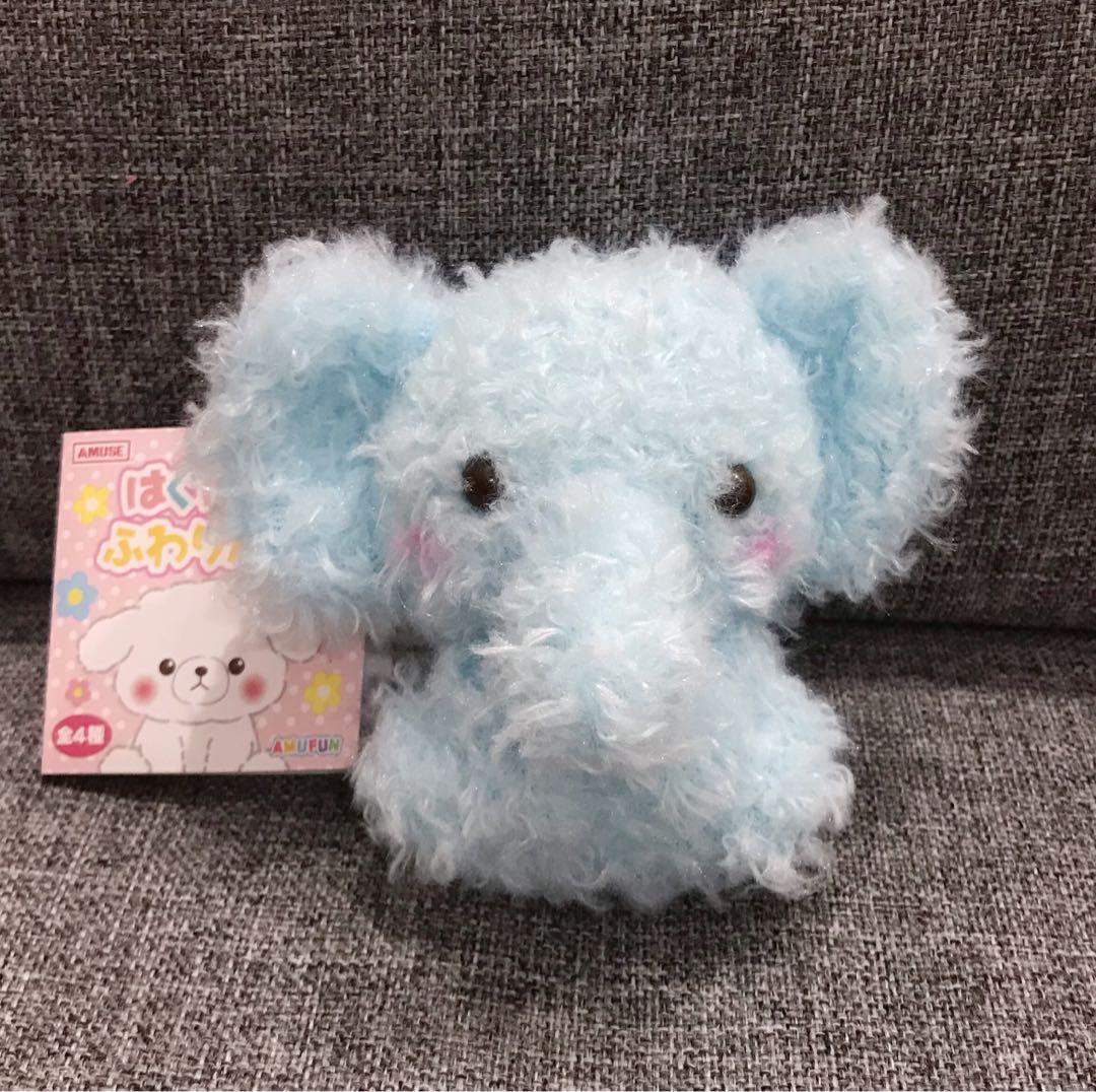 plush blue elephant