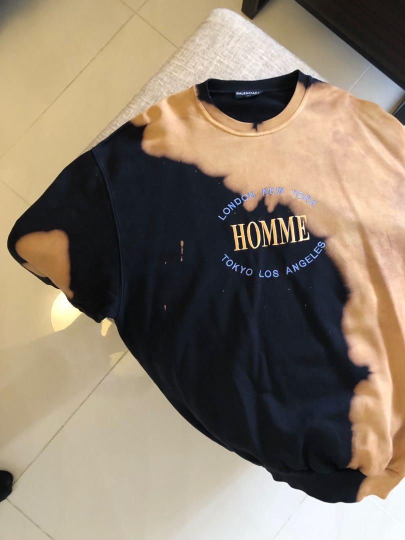 Balenciaga tie on sale dye sweatshirt