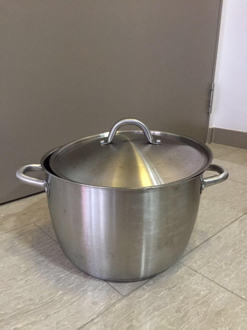Big Ikea 365 Stainless Steel Pot Home Appliances Kitchenware On Carousell