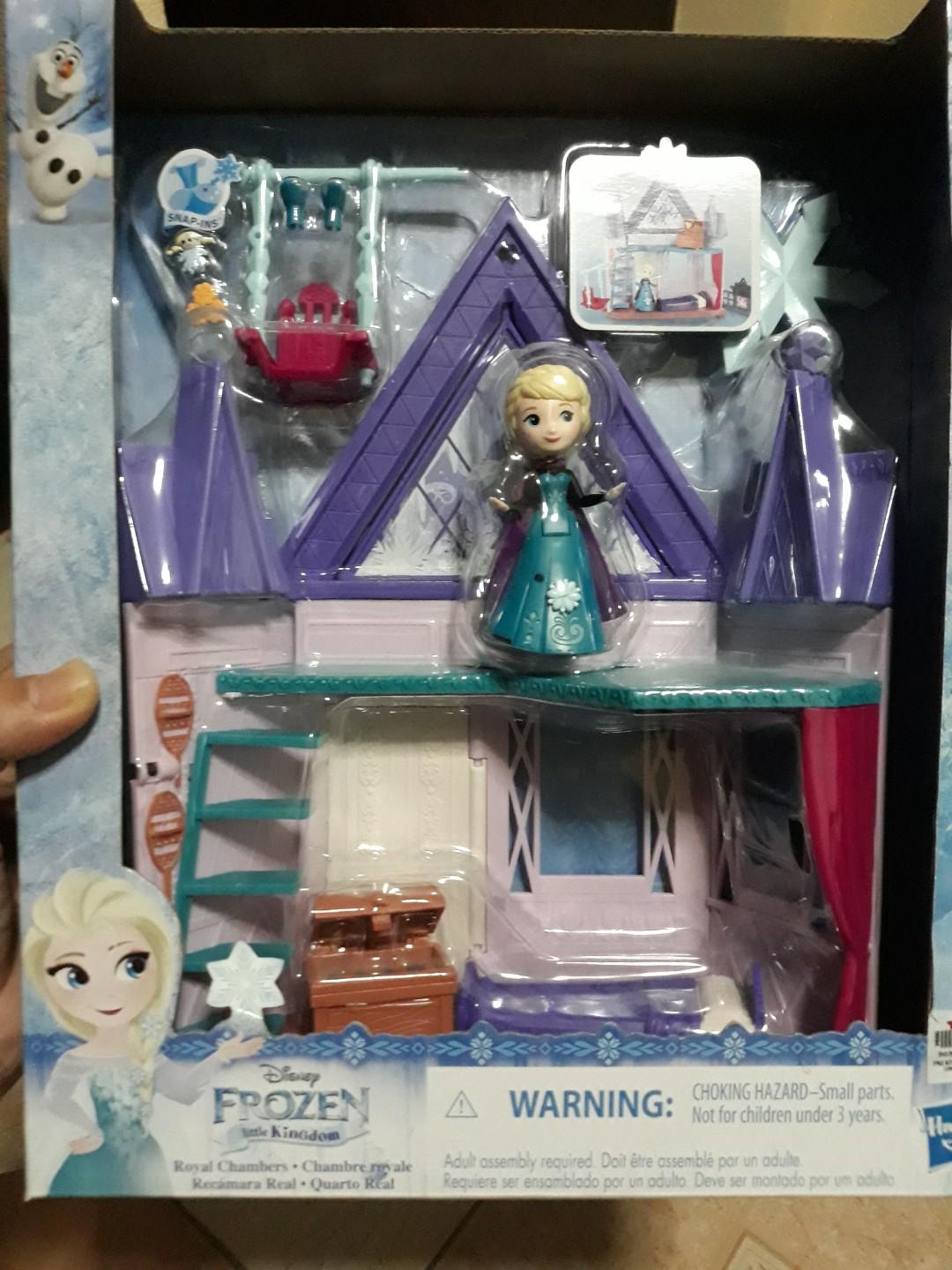 BNEW IN BOX DISNEY FROZEN ELSA LITTLE KINGDOM PLAY SET Hobbies