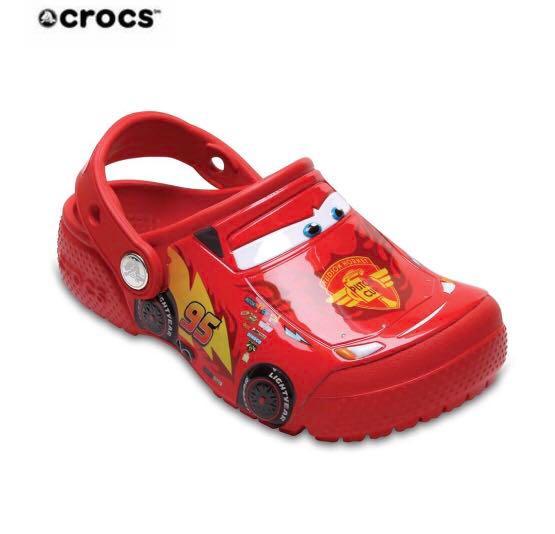lightning mcqueen crocs with wheels