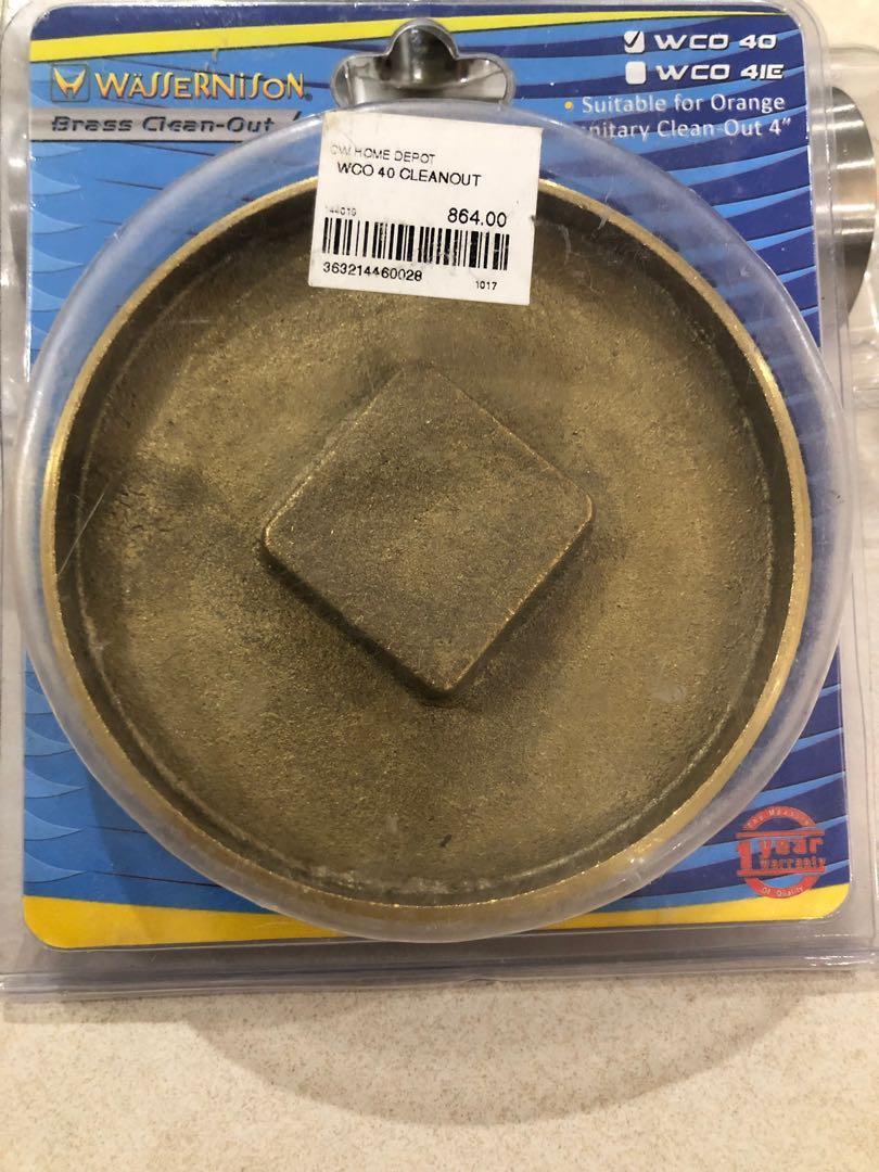 Brass CleanOut Wassernison, Furniture & Home Living, Gardening, Hose