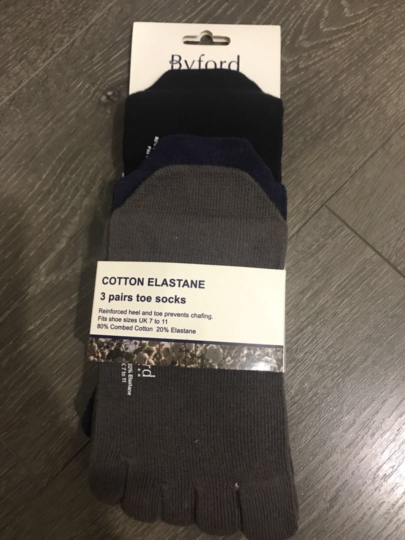 Byford toe socks, Men's Fashion, Watches & Accessories, Socks on Carousell