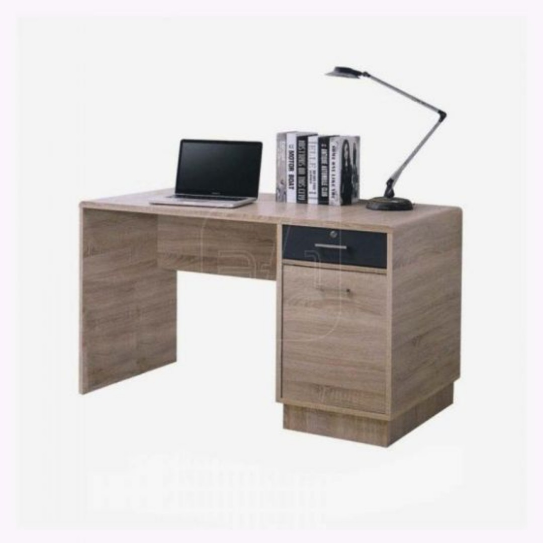 Calgary Office Desk Natural Effect, Furniture & Home Living