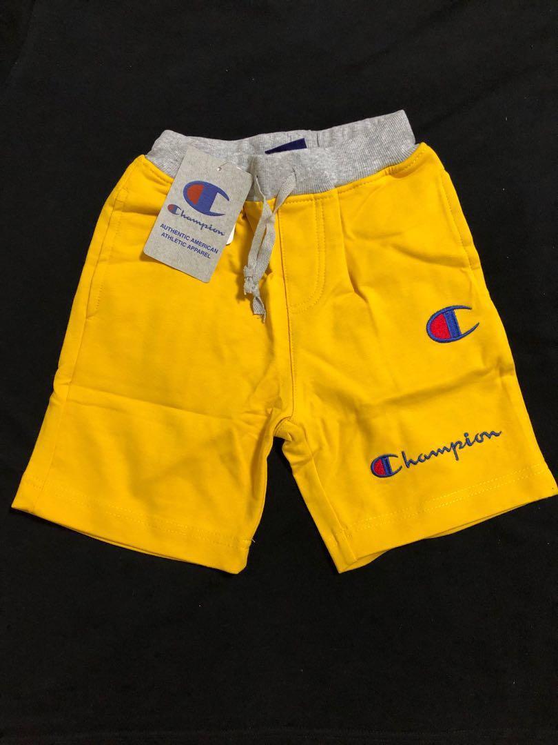 yellow champion shorts