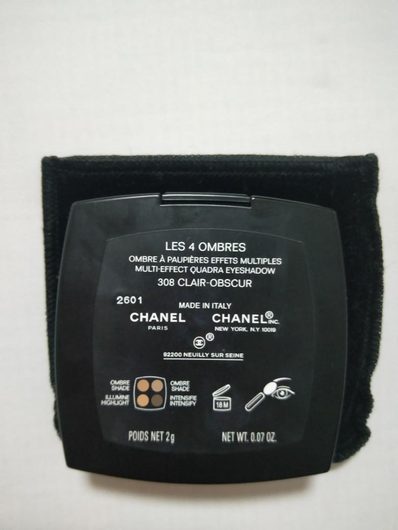 Chanel Eyeshadow 308 Clair Obscur, Beauty & Personal Care, Face