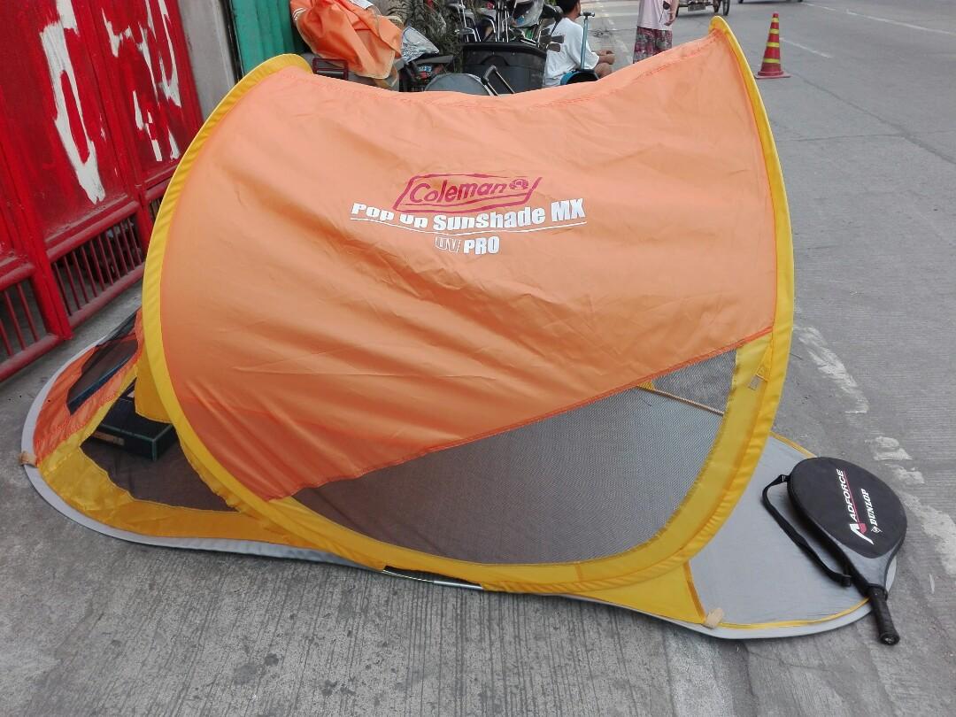 Coleman Pop Up Sunshade Mx Beach Tent Sports Other Coleman Pop Up Sunshade Mx Beach Tent
