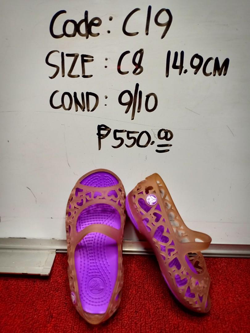c8 crocs size in cm