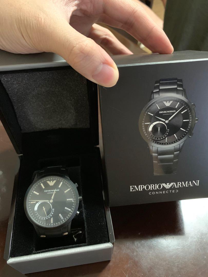 Emporio Armani】EA CONNECTED WATCHES 智慧型手錶ART3001, 男裝, 手錶及配件, 手錶- Carousell