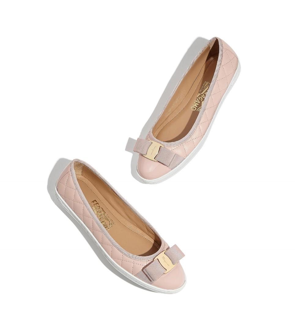 Ferragamo Rufina quilted leather ballerina Luxury Sneakers
